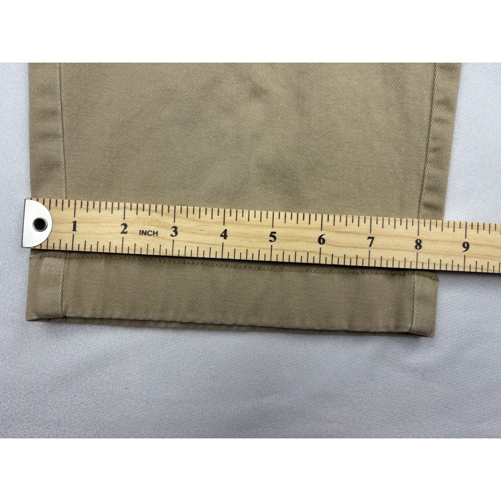 LL‎ Bean Pants Womens 10 Reg Khaki Classic Fit Straight Stretch Chino 269031 - Picture 6 of 8